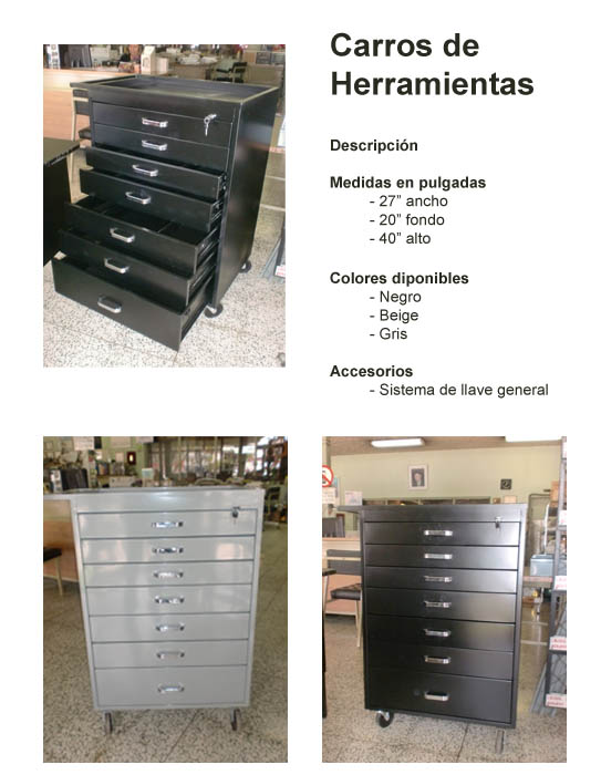 Carros de Herramientas Muebles Aurora