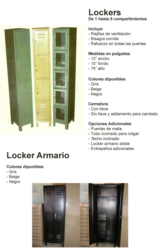 Lockers Muebles Aurora